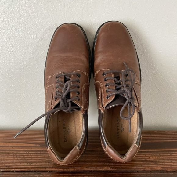 Dockers Men’s Brown Oxford Shoes, Size 8 - Picture 2 of 13